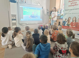 Bezpieczny przejazd - Zajęcia edukacyjne z Ambasadorką Bezpieczeństwa